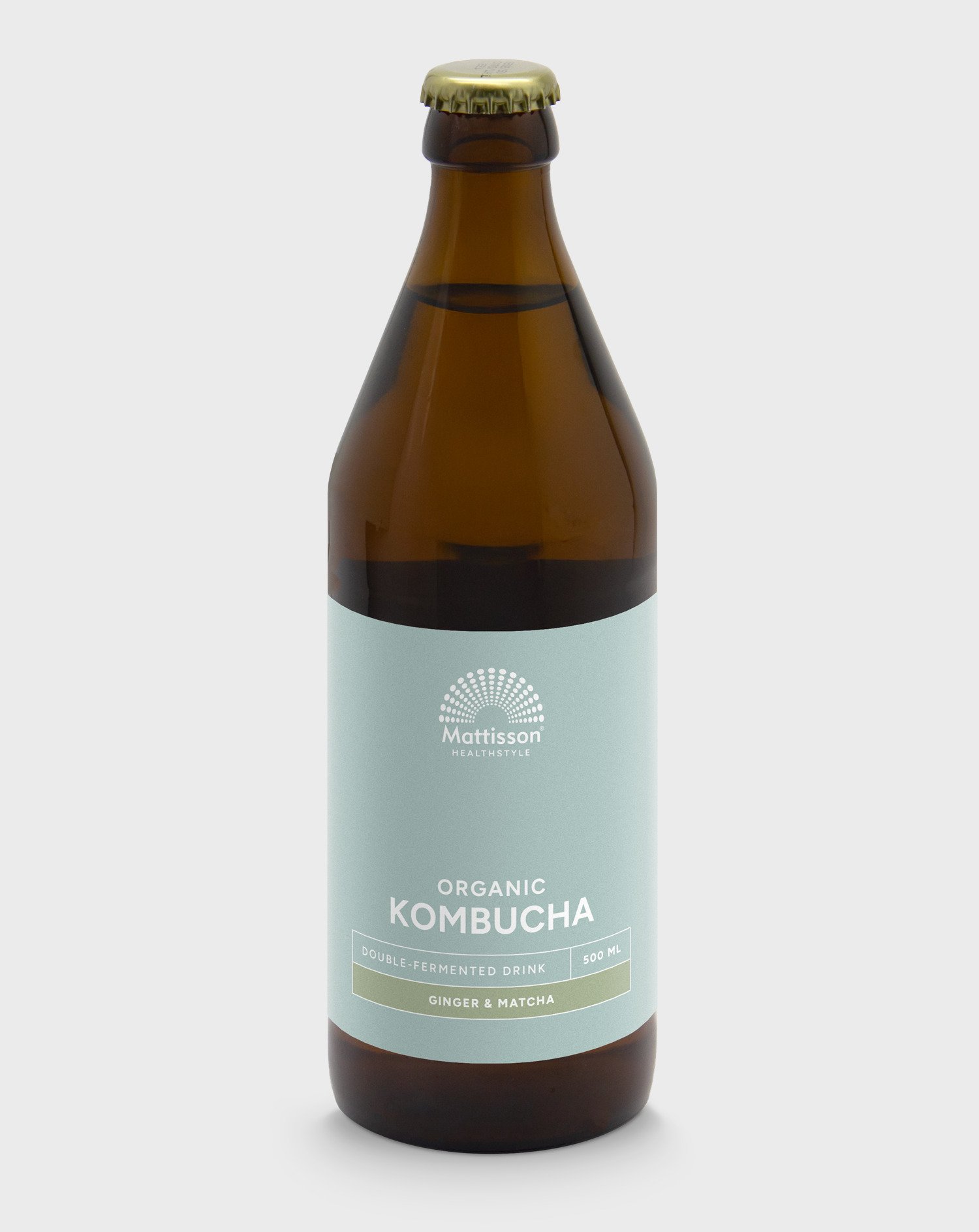 Biologische Kombucha - Gember&Matcha - 500 ml