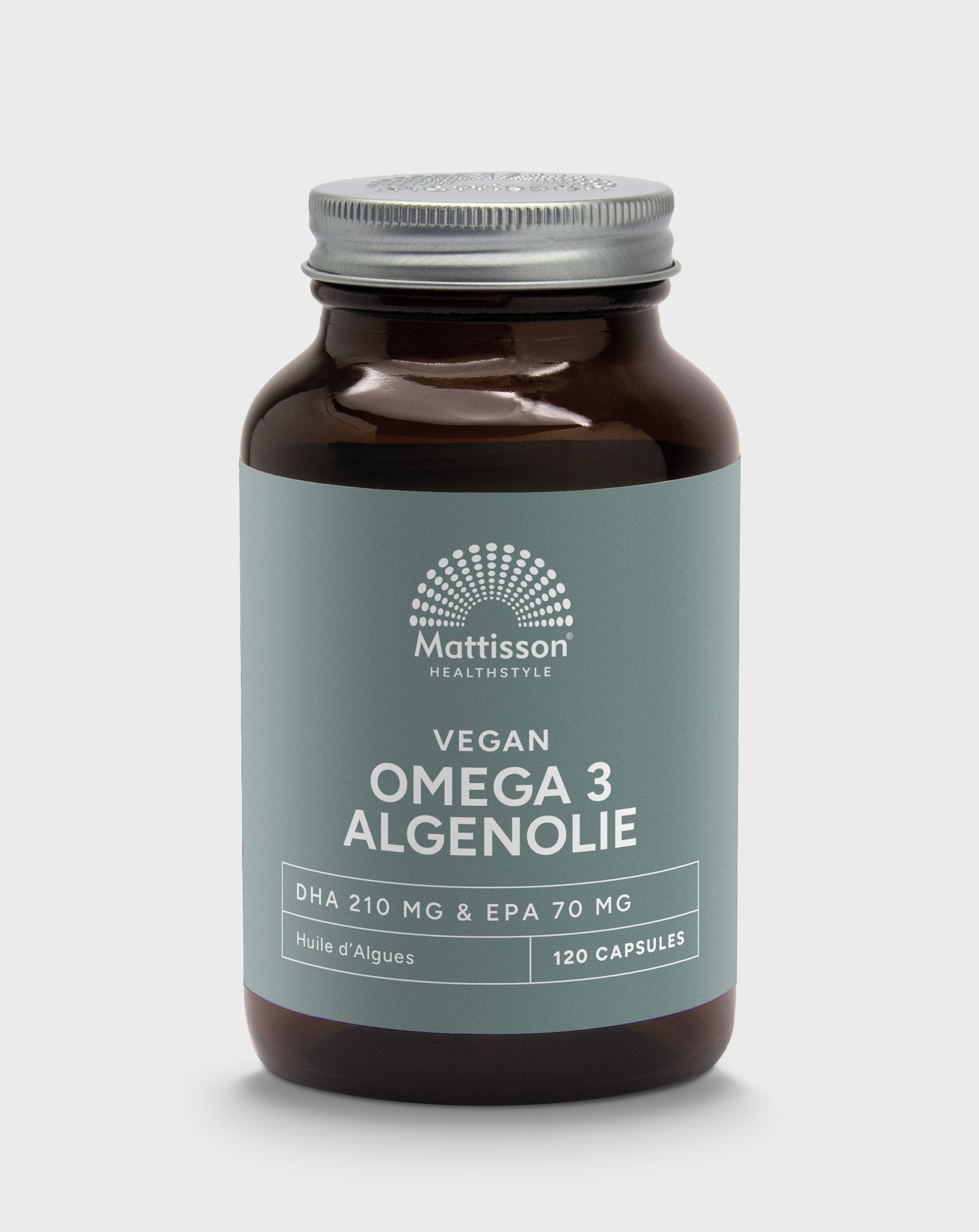 Vegan Omega-3 Algenolie - DHA 210mg&EPA 70mg - 120 capsules