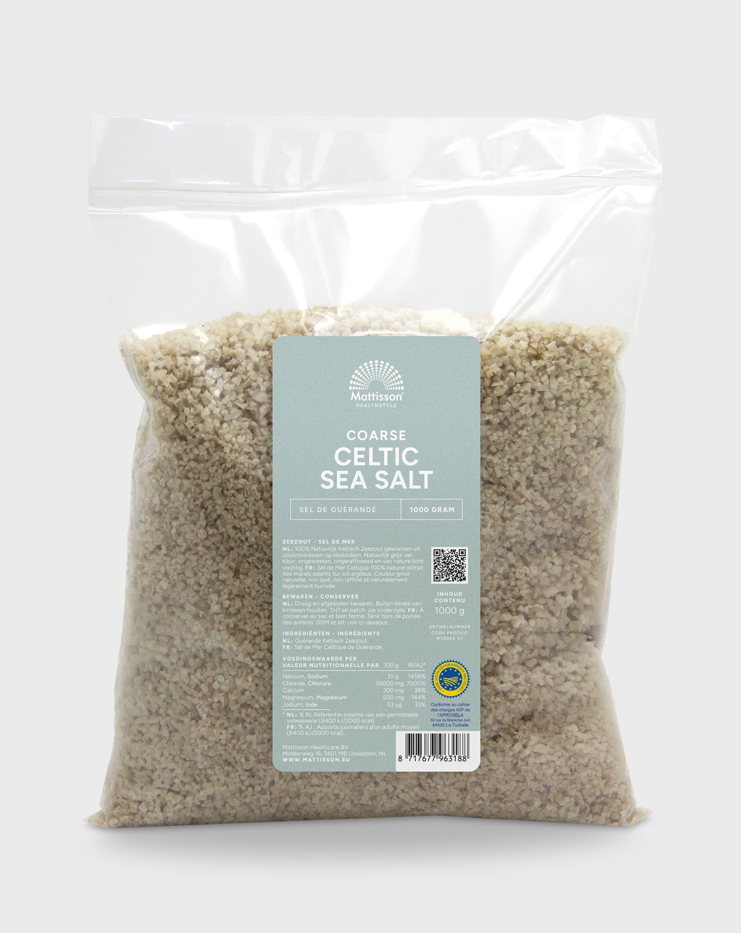Keltisch Zeezout grof - Celtic Seasalt - Navulzak 1 kg