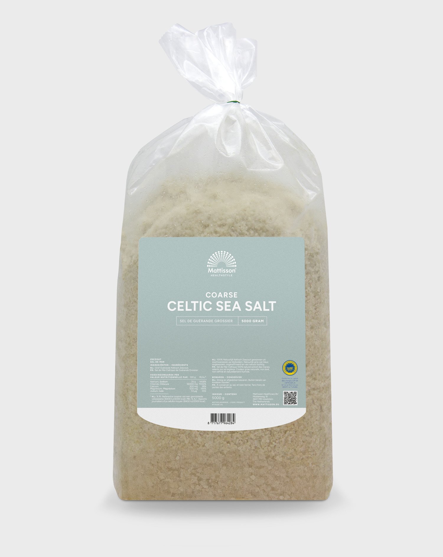 Keltisch Zeezout grof - Celtic Seasalt - Navulzak 5 kg