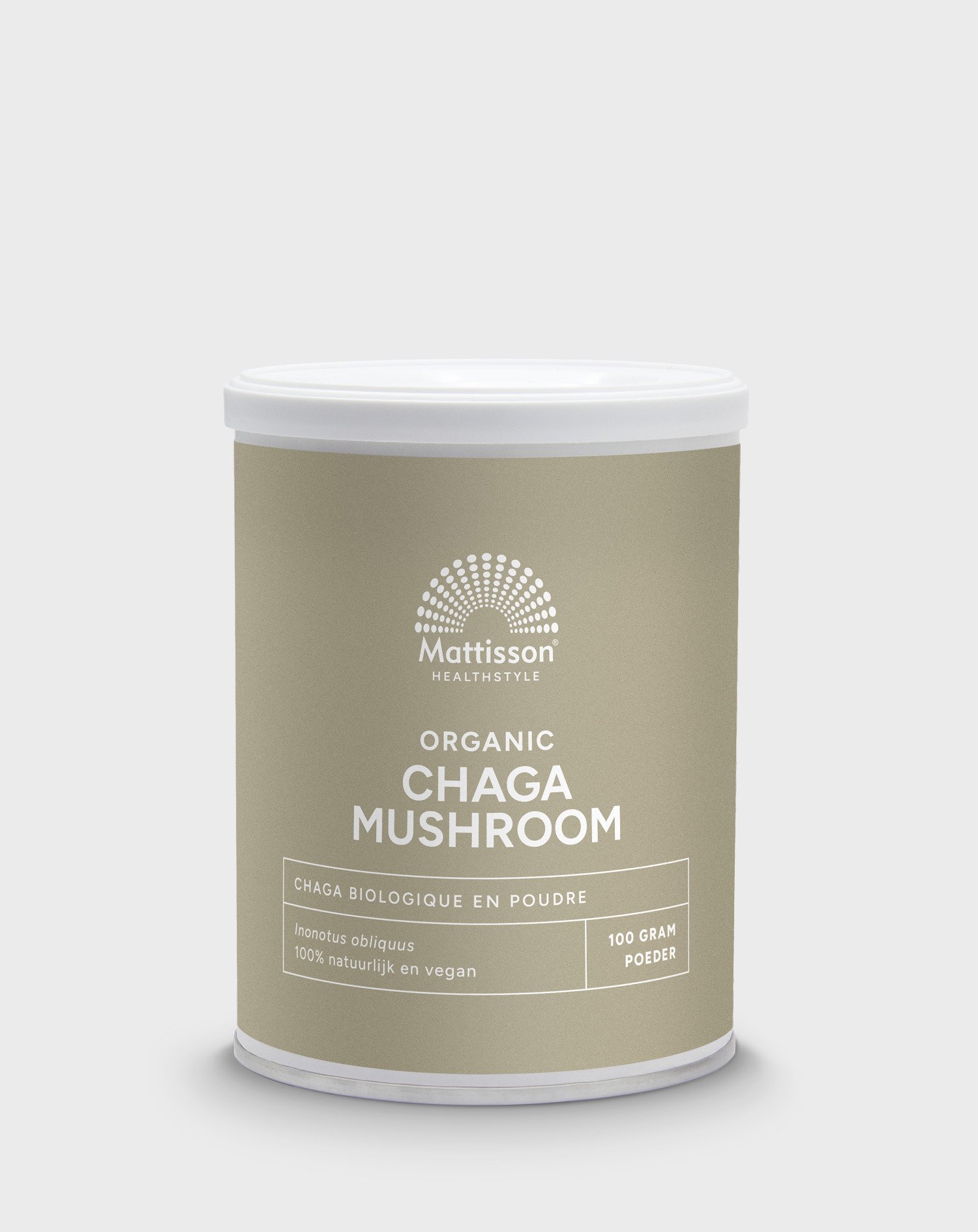 mt2063-v3-mattisson-organic-chaga-mushroom-87x230-v9.jpg Biologisch Chaga Mushroom Poeder - 100 gram