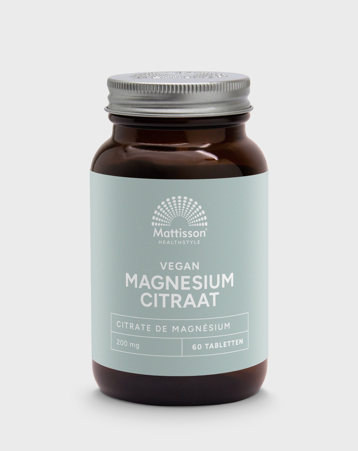 Magnesium Citraat - 200 mg elementair Magnesium - 60 tabletten