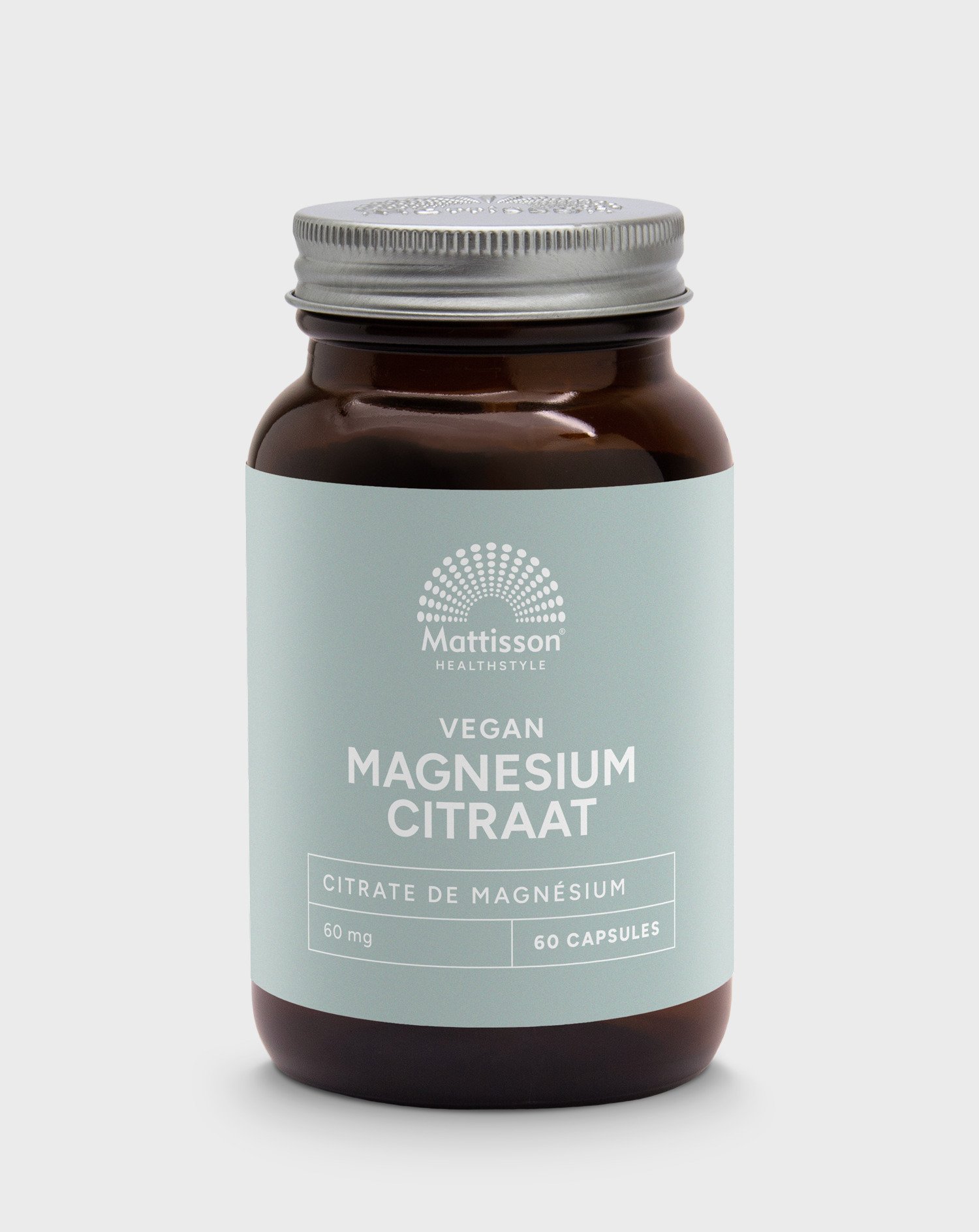 Magnesium Citraat - 60 mg elementair magnesium - 60 capsules