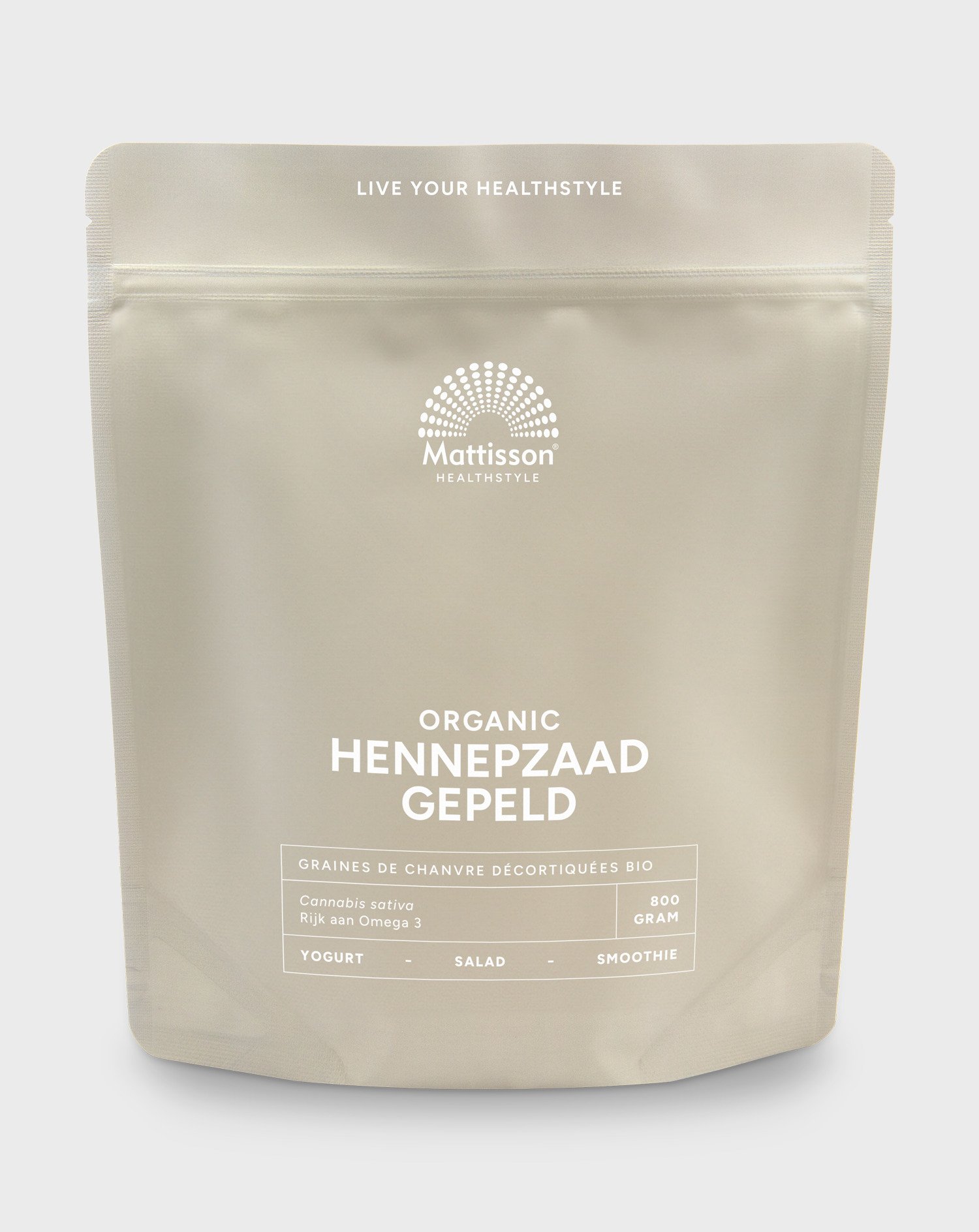 Biologisch Hennepzaad Gepeld - 800g