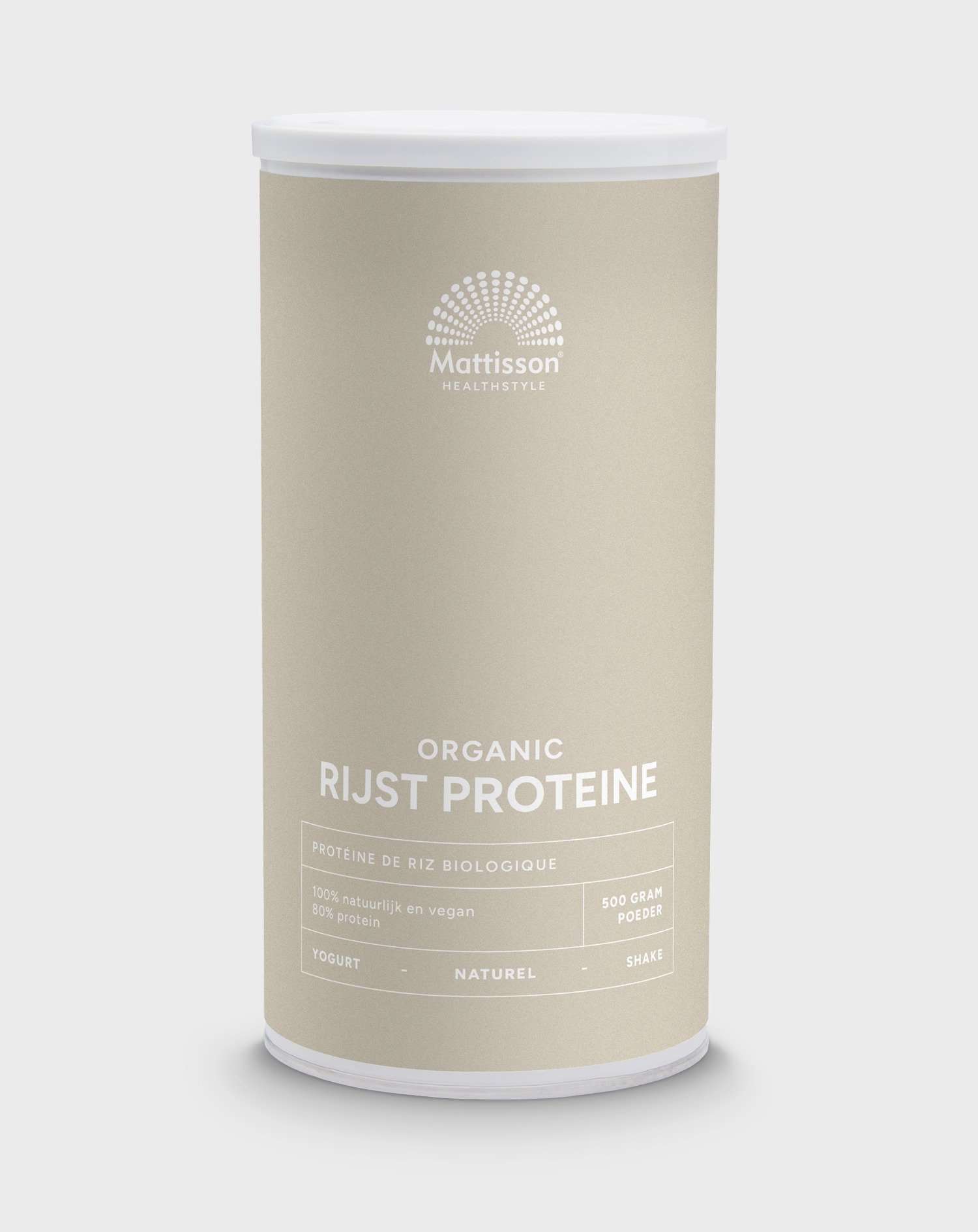 Biologische Rijst Proteïne Poeder 80% - Naturel - 500 g