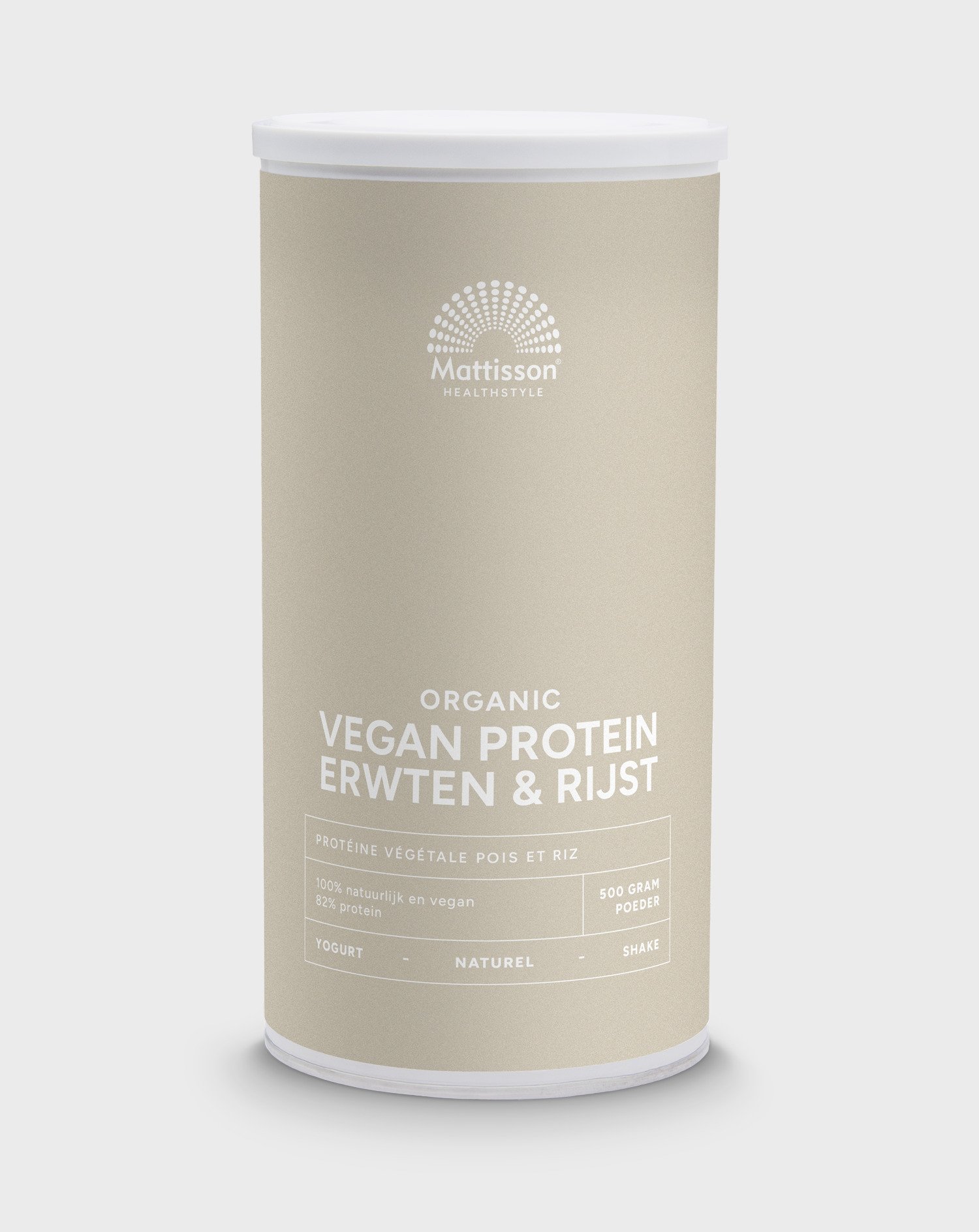 Biologisch Vegan proteïne poeder - Erwten&Rijst - 500 g