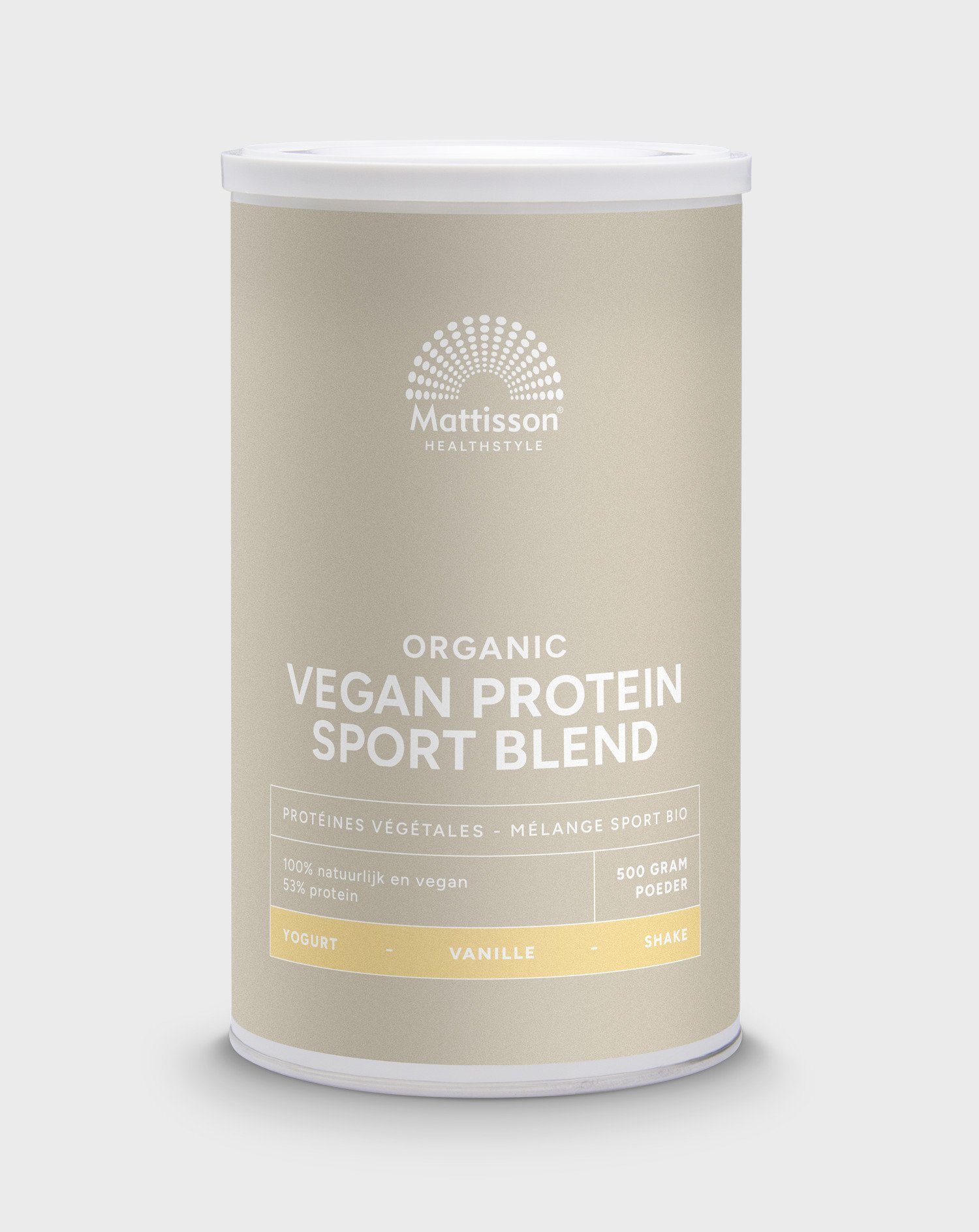 Biologische Sport Vegan Proteïne Blend - Vanille - 500 g