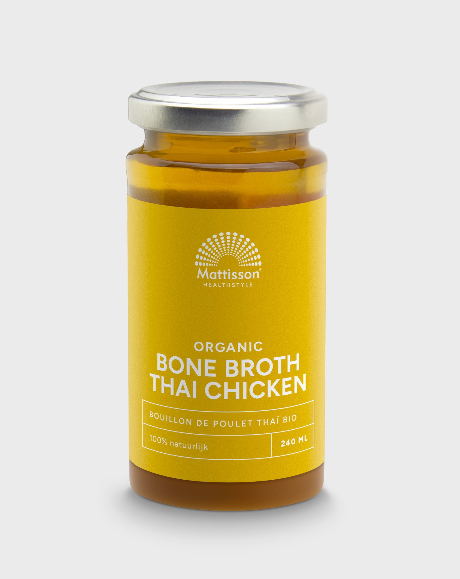 Biologische Thai Chicken Bone Broth - 240 ml