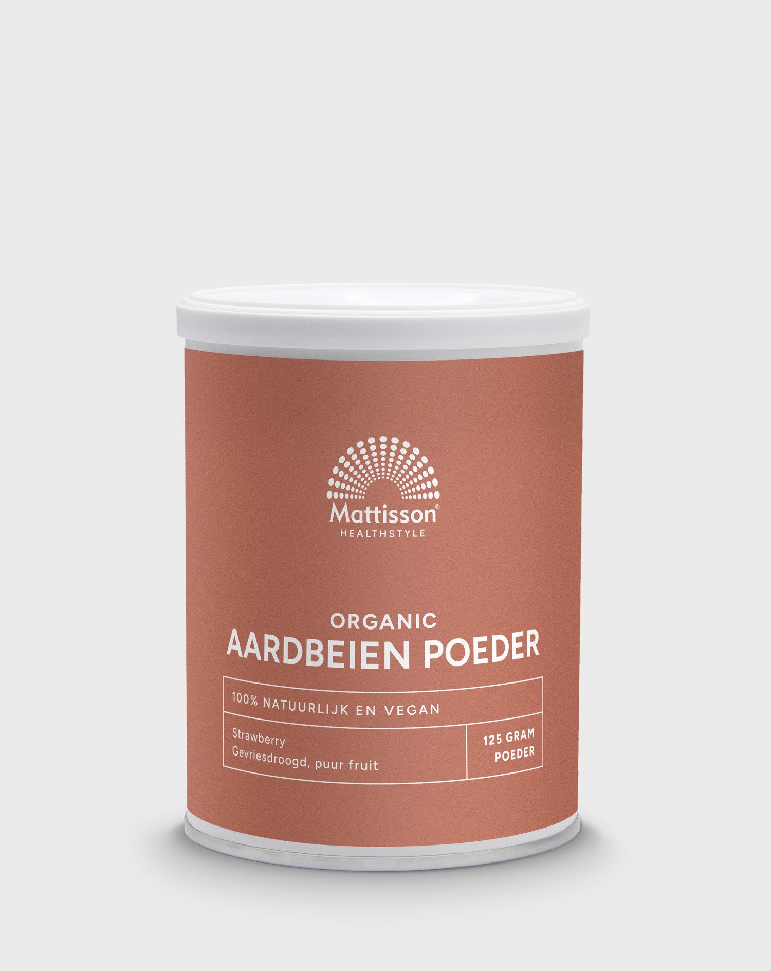 mt4320-v2-mattisson-organic-aardbeienpoeder-87x230-v4.jpg Biologisch Aardbeien poeder gevriesdroogd - 125 gram
