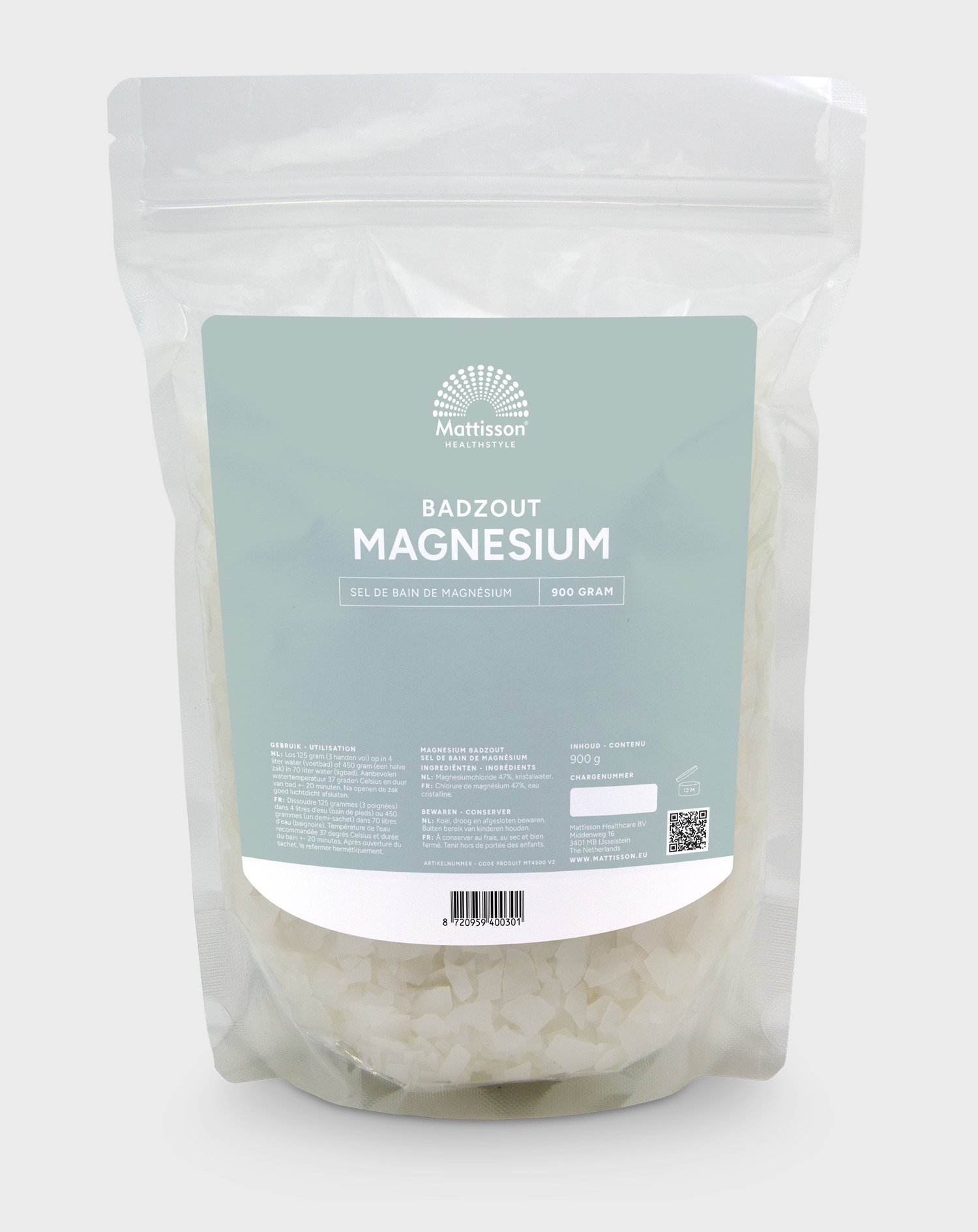 Magnesium Badzout - 900 gram