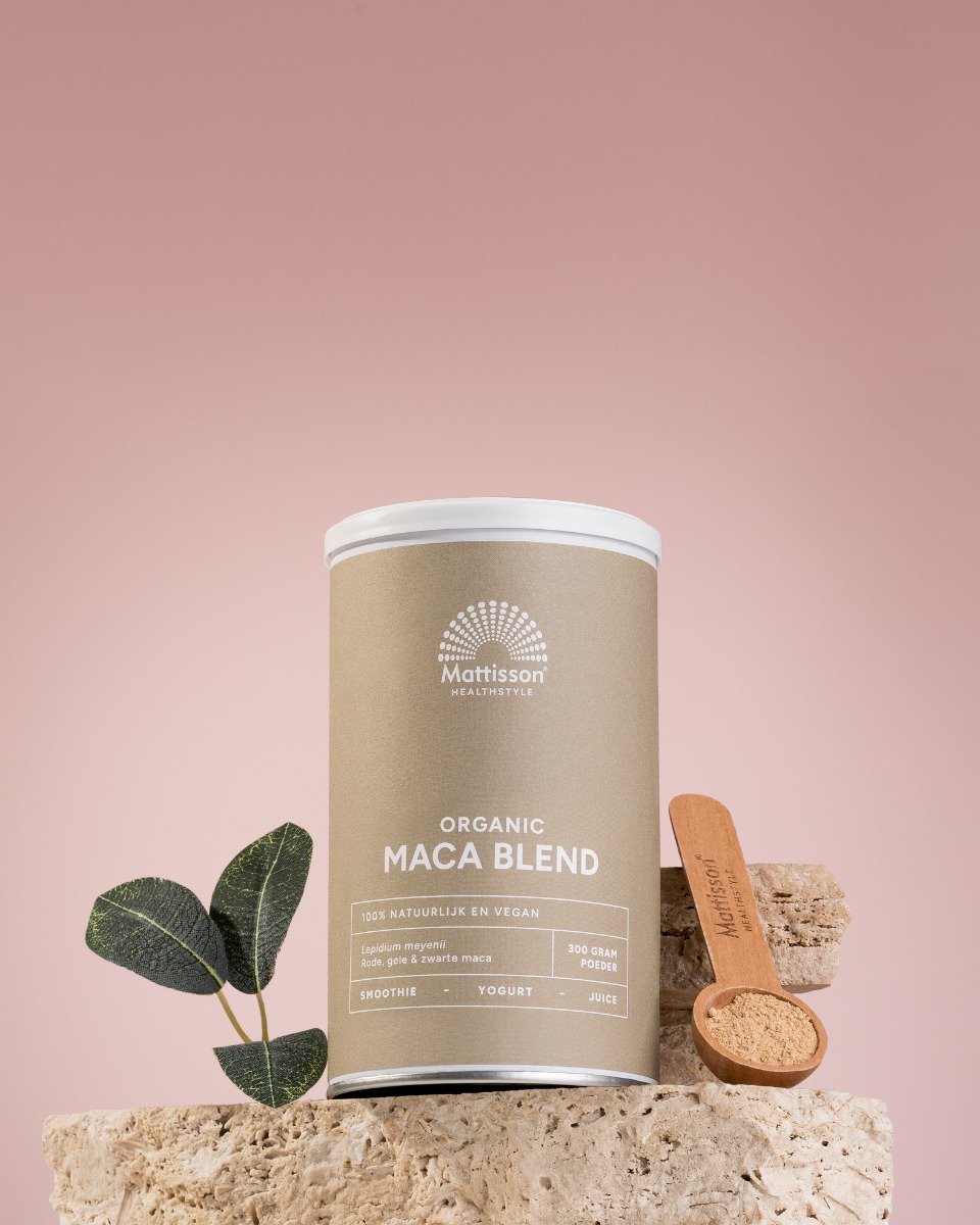 Biologische Maca Blend - rood, geel&zwart - 300 g